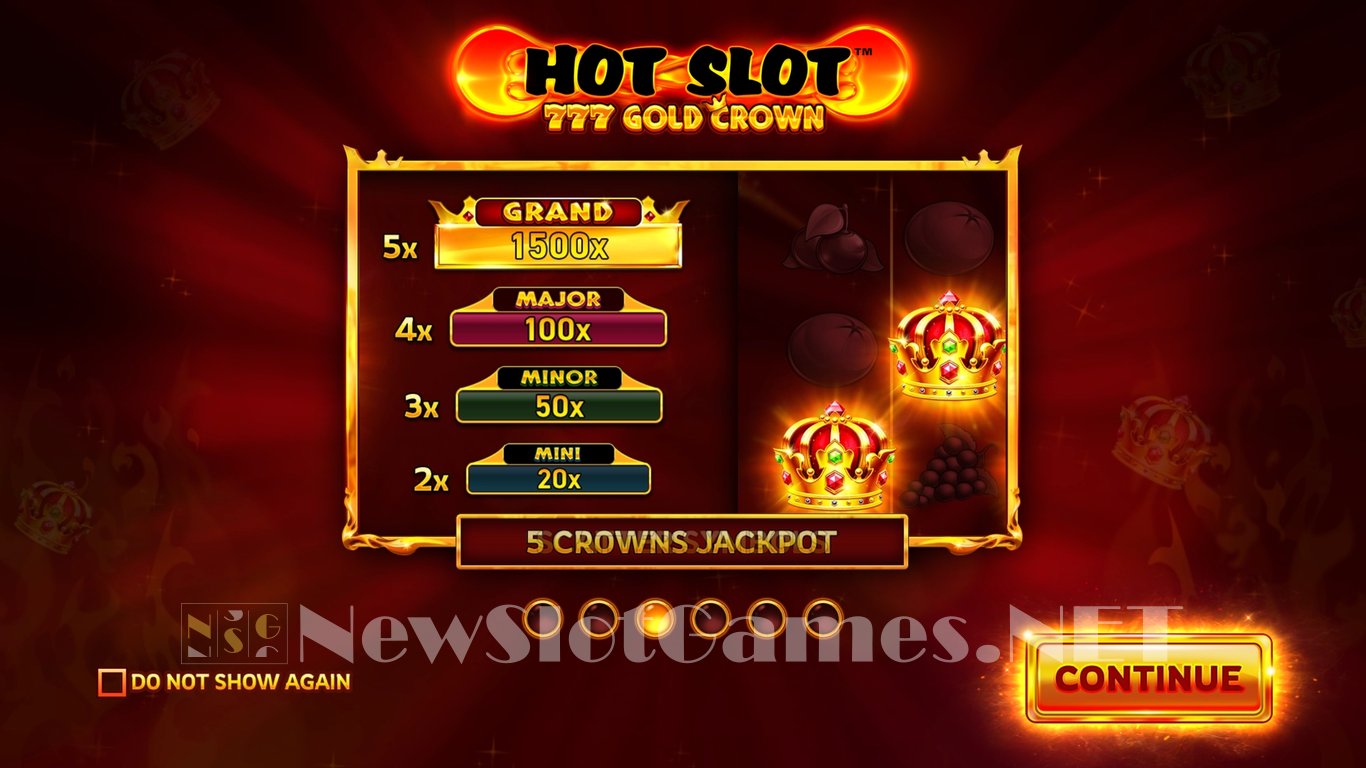 Hot Slot 777 Gold Crown Slot Demo Image