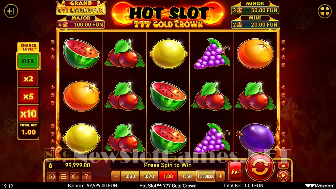 Hot Slot 777 Gold Crown Slot Slot Image in Demo - pic. 2