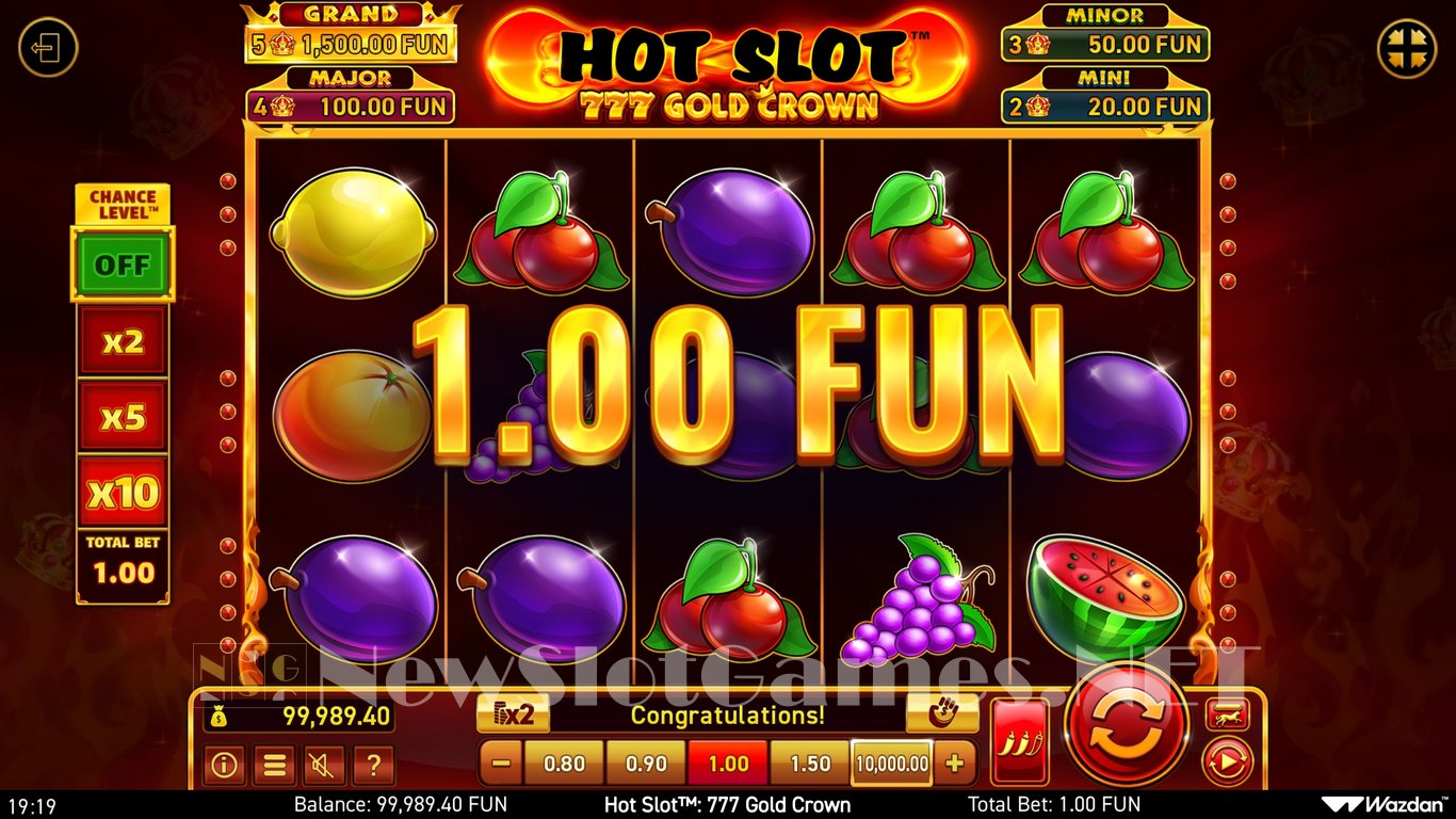 Hot Slot 777 Gold Crown Slot Slot Image in Demo - pic. 5