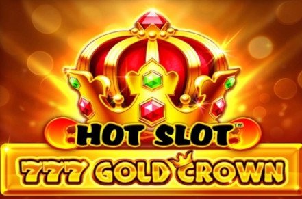 Hot Slot 777 Gold Crown Slot Logo