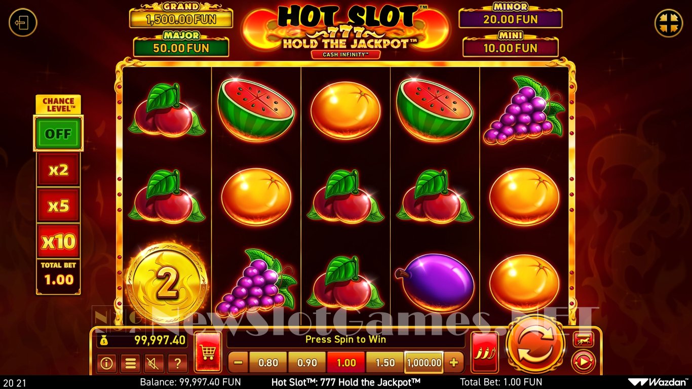 Hot Slot 777 Hold the Jackpot Slot Slot Image in Demo - pic. 2