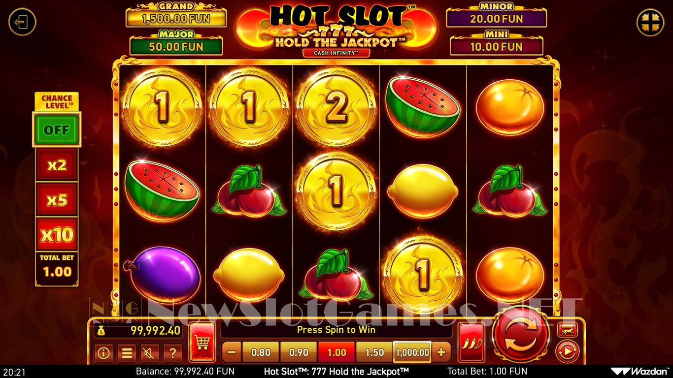 Hot Slot 777 Hold the Jackpot Slot Slot Image in Demo - pic. 5