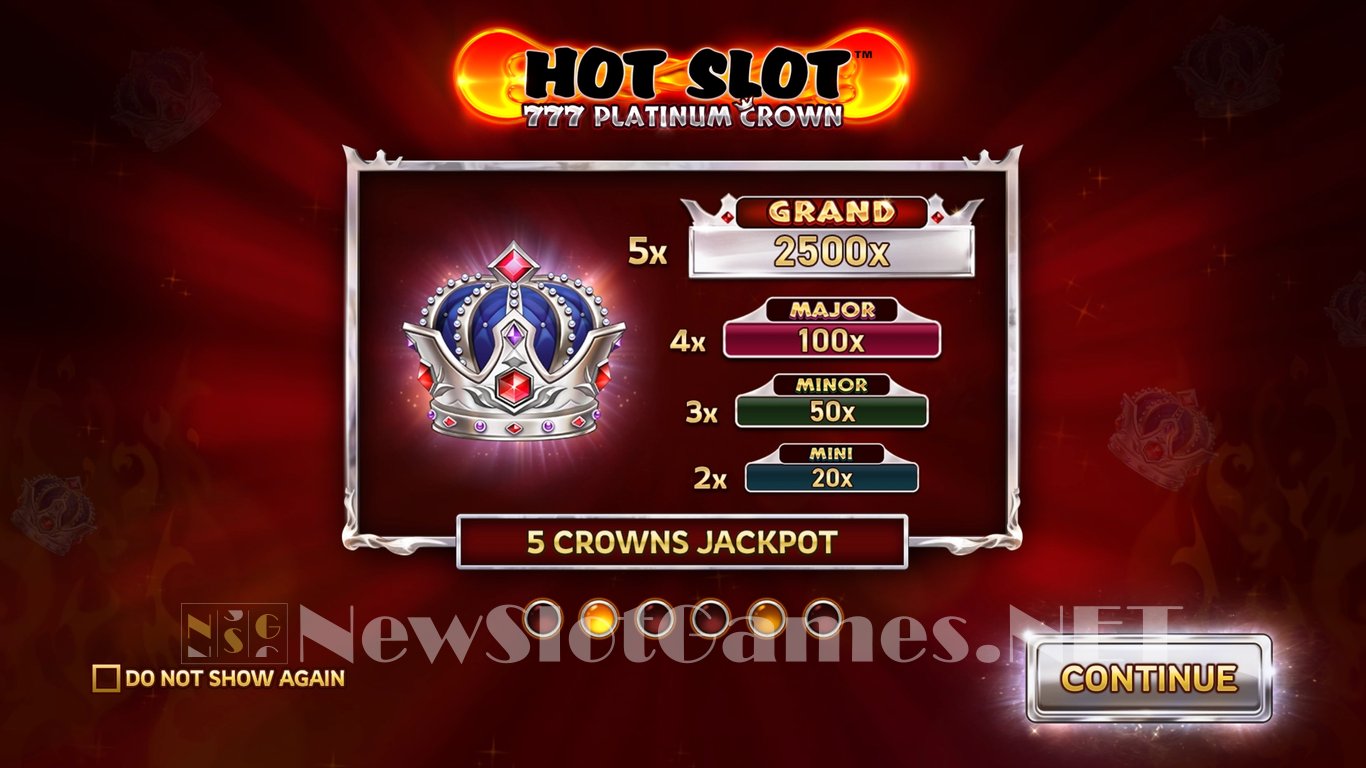 Hot Slot 777 Platinum Crown Slot Demo Image