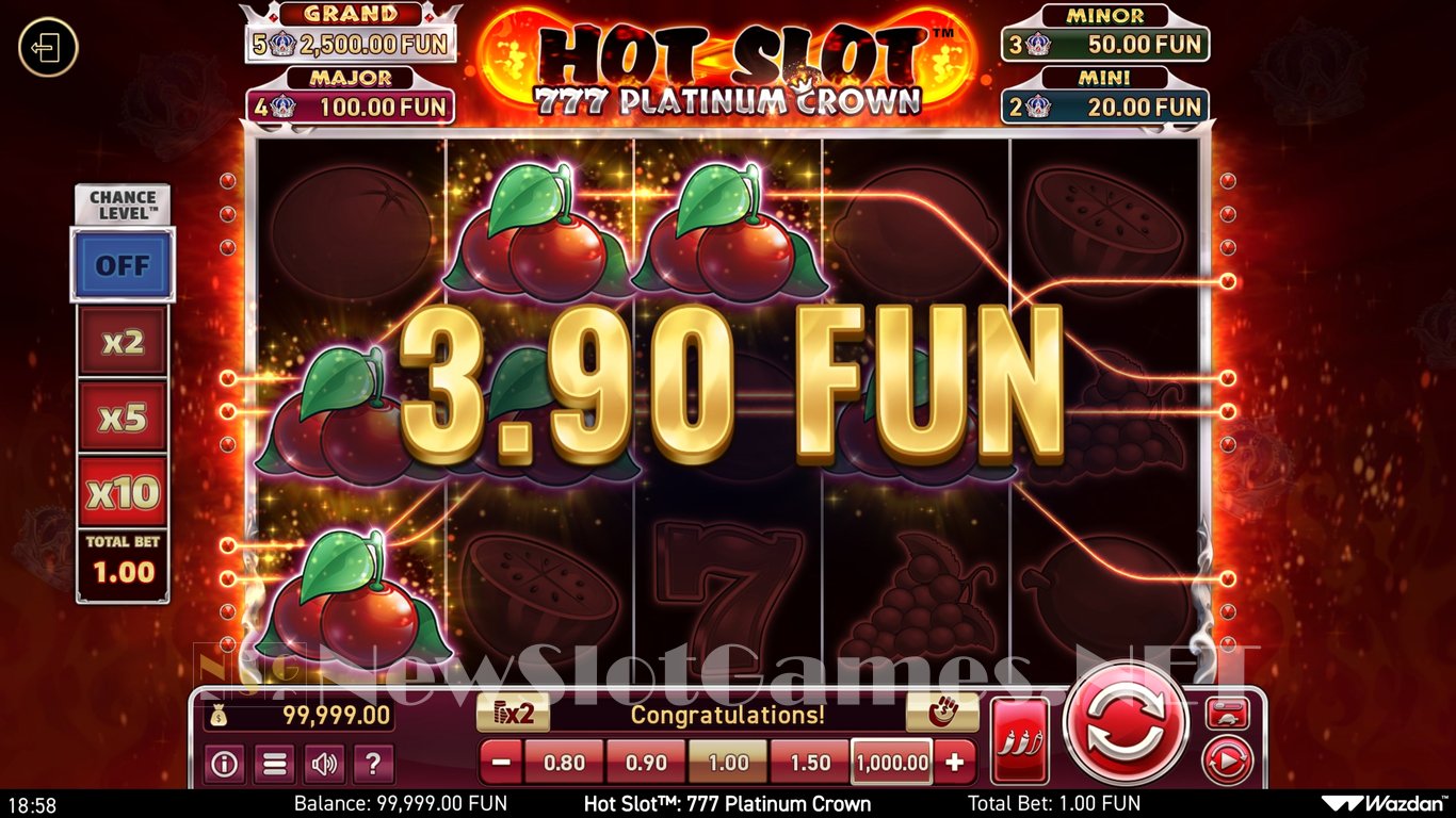 Hot Slot 777 Platinum Crown Slot Slot Image in Demo - pic. 2