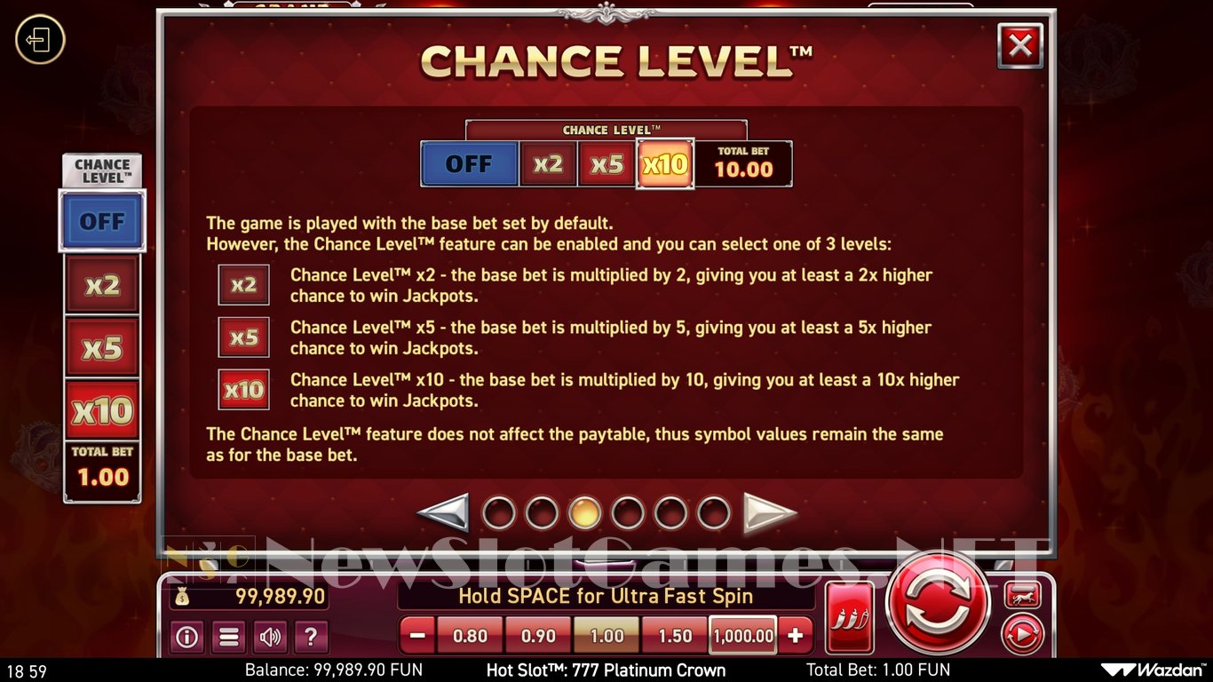 Hot Slot 777 Platinum Crown Slot Slot Image in Demo - pic. 6