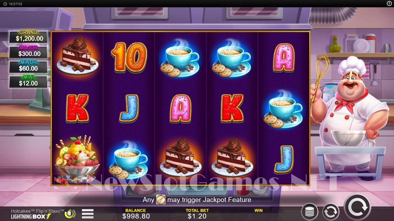 Hotcakes FlipnStaxx Slot Demo Image