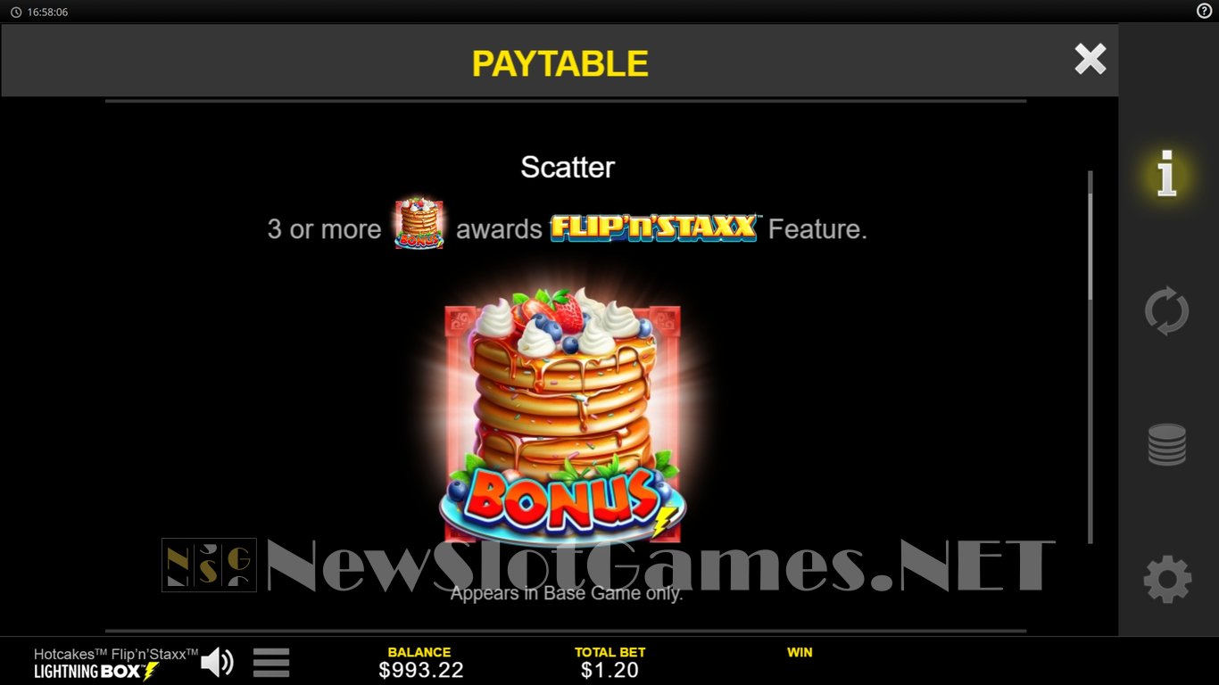 Hotcakes FlipnStaxx Slot Slot Image in Demo - pic. 5