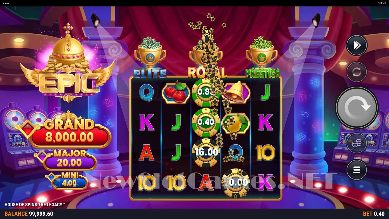 House of Spins the Legacy Slot Demo Image