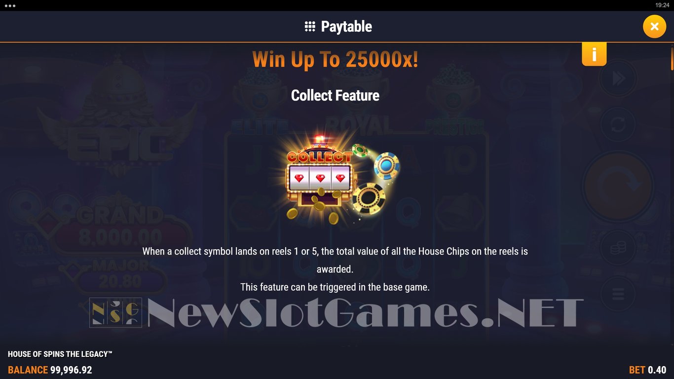 House of Spins the Legacy Slot Slot Image in Demo - pic. 5