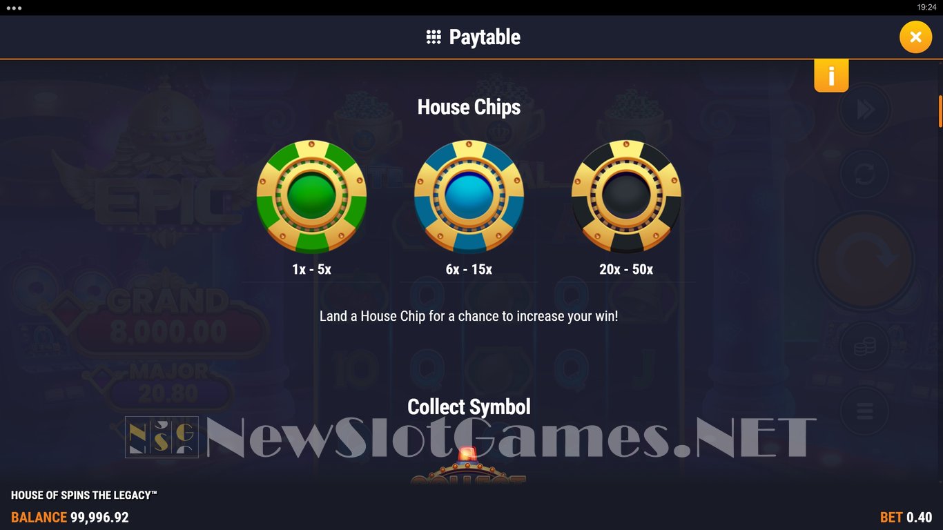 House of Spins the Legacy Slot Slot Image in Demo - pic. 6