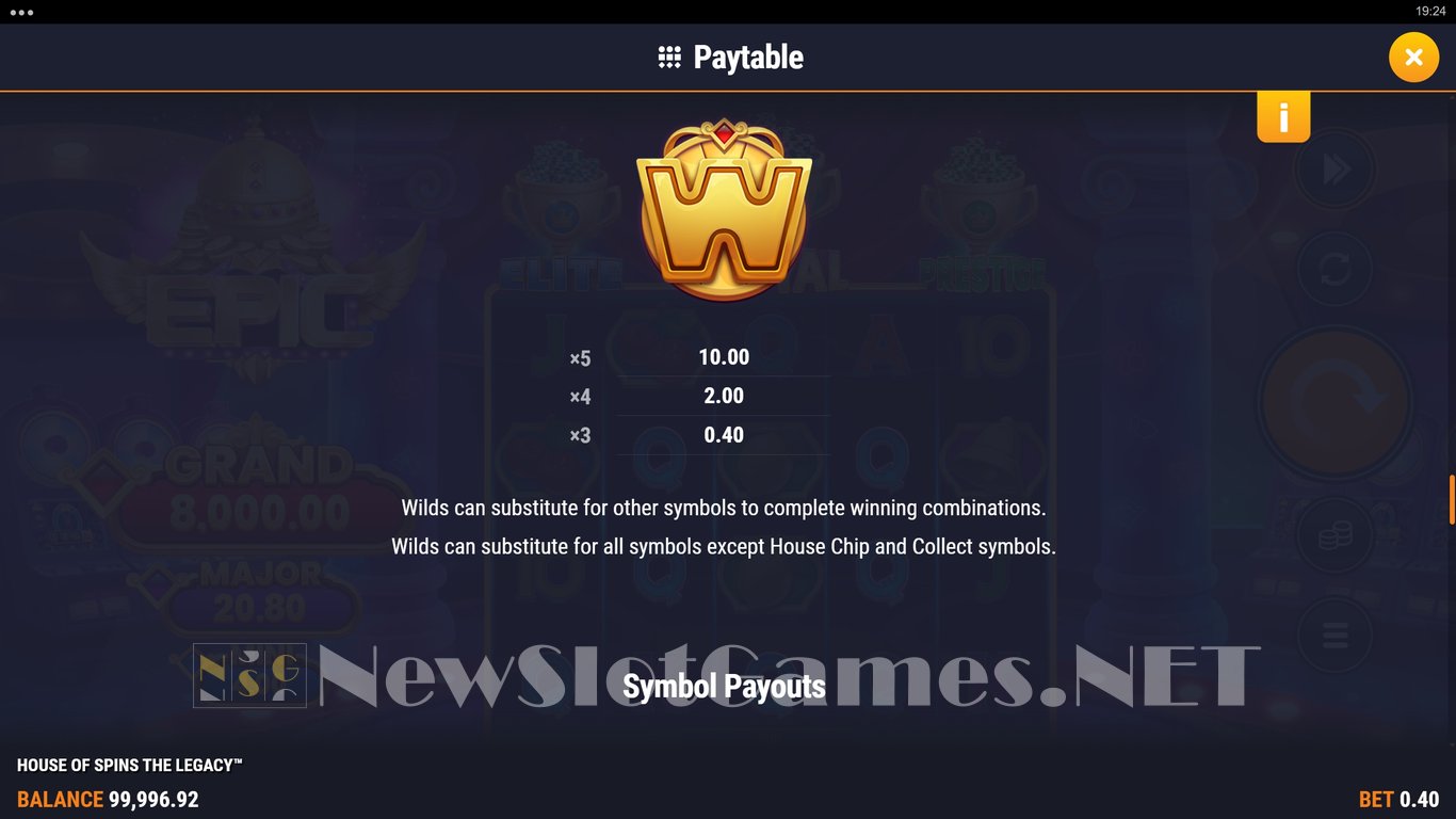 House of Spins the Legacy Slot Slot Image in Demo - pic. 7