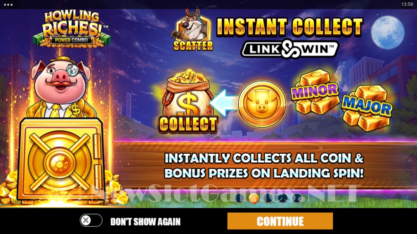 Howling Riches Power Combo Slot Demo Image