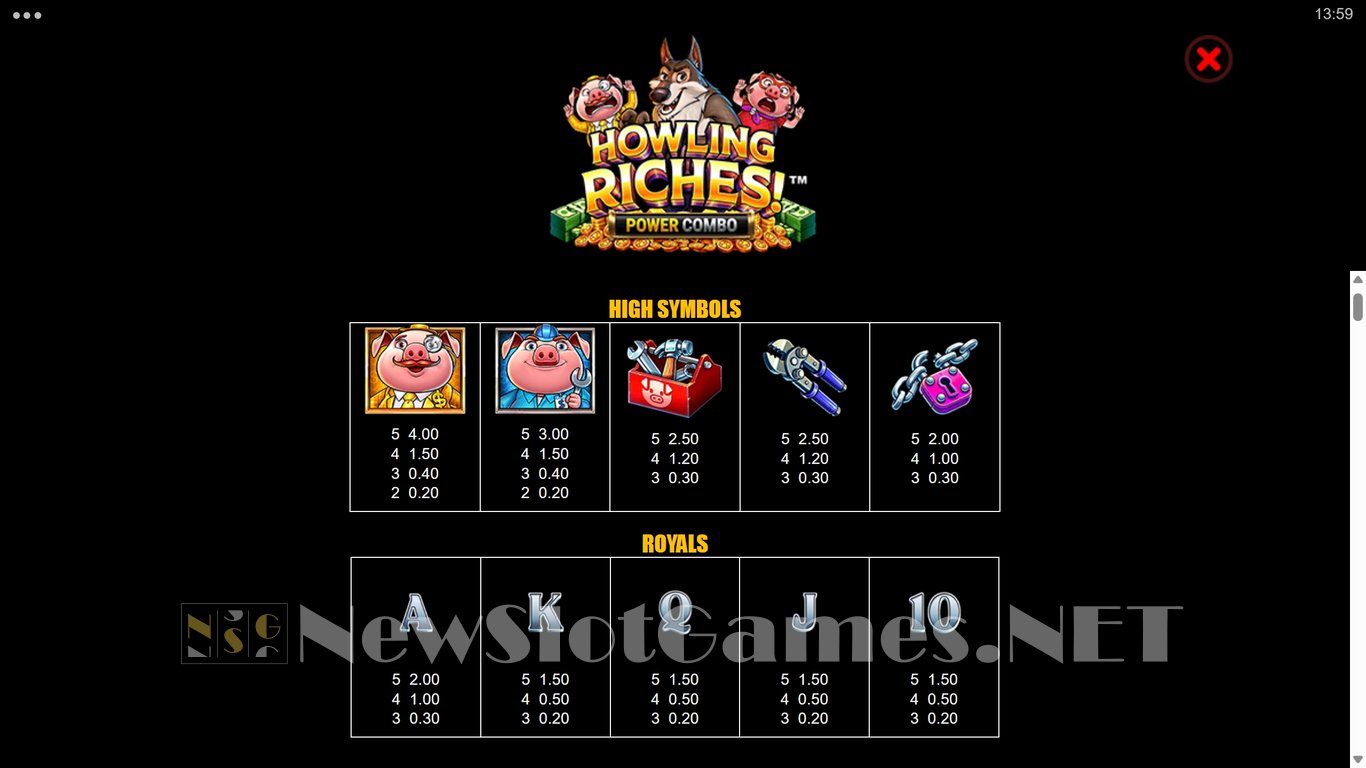 Howling Riches Power Combo Slot Slot Image in Demo - pic. 6