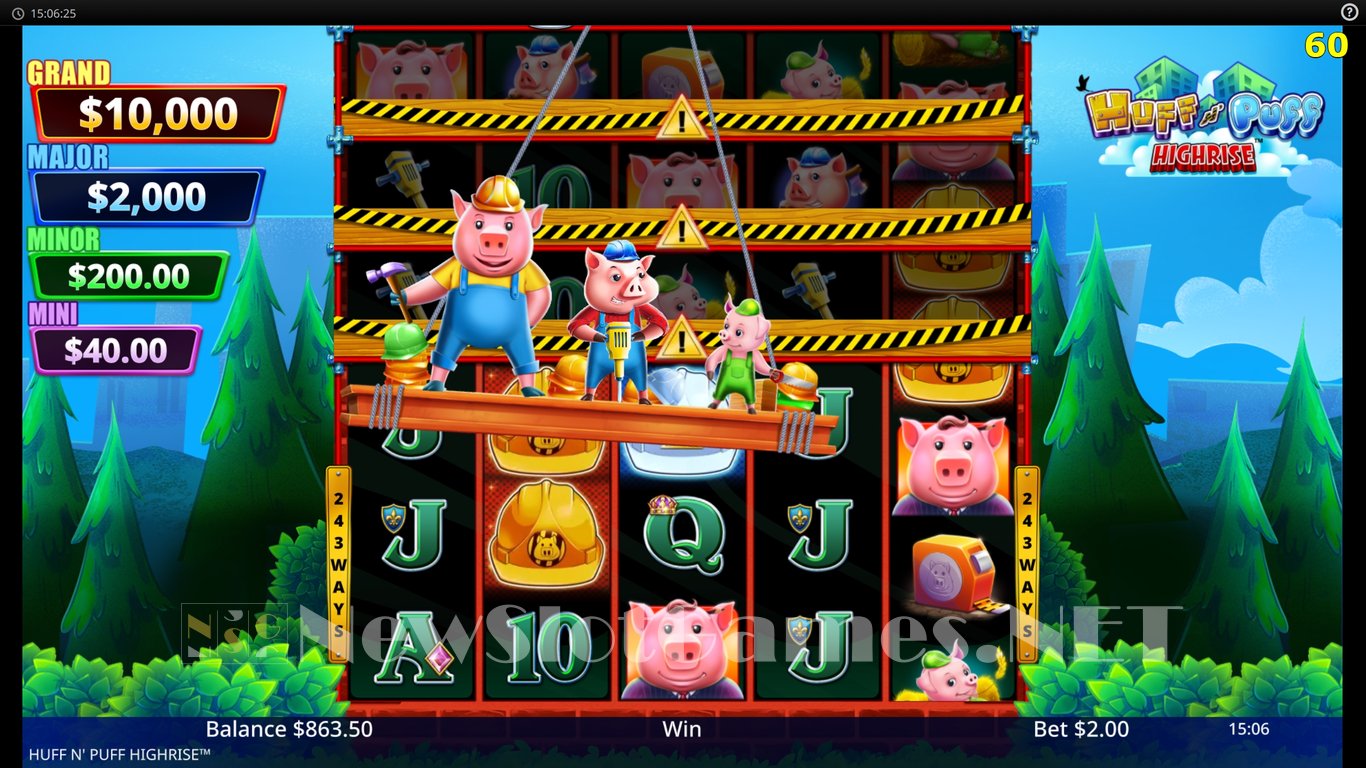 Huff N Puff Highrise Slot Slot Image in Demo - pic. 4