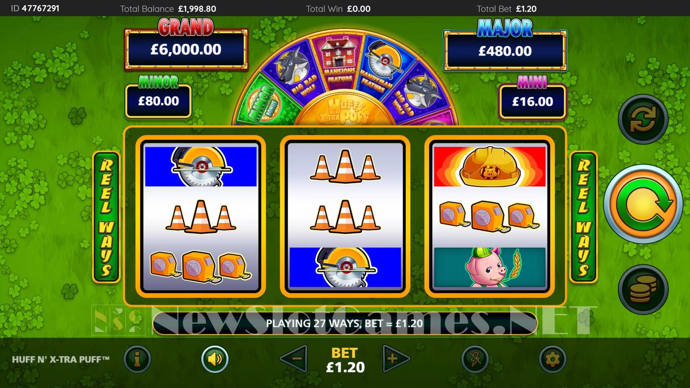 Huff N Xtra Puff Slot Demo Image