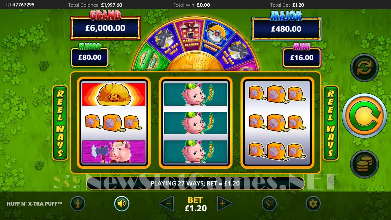 Huff N Xtra Puff Slot Slot Image in Demo - pic. 2