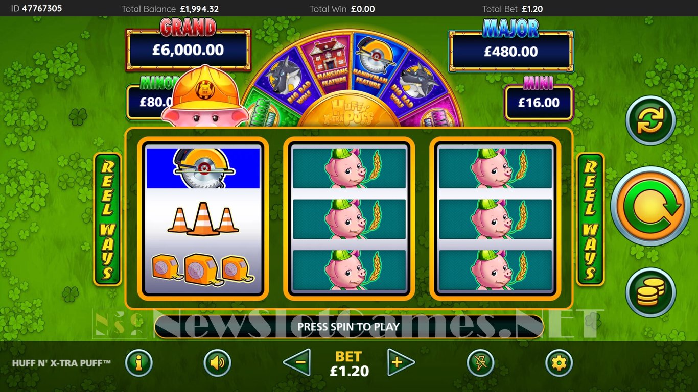 Huff N Xtra Puff Slot Slot Image in Demo - pic. 3