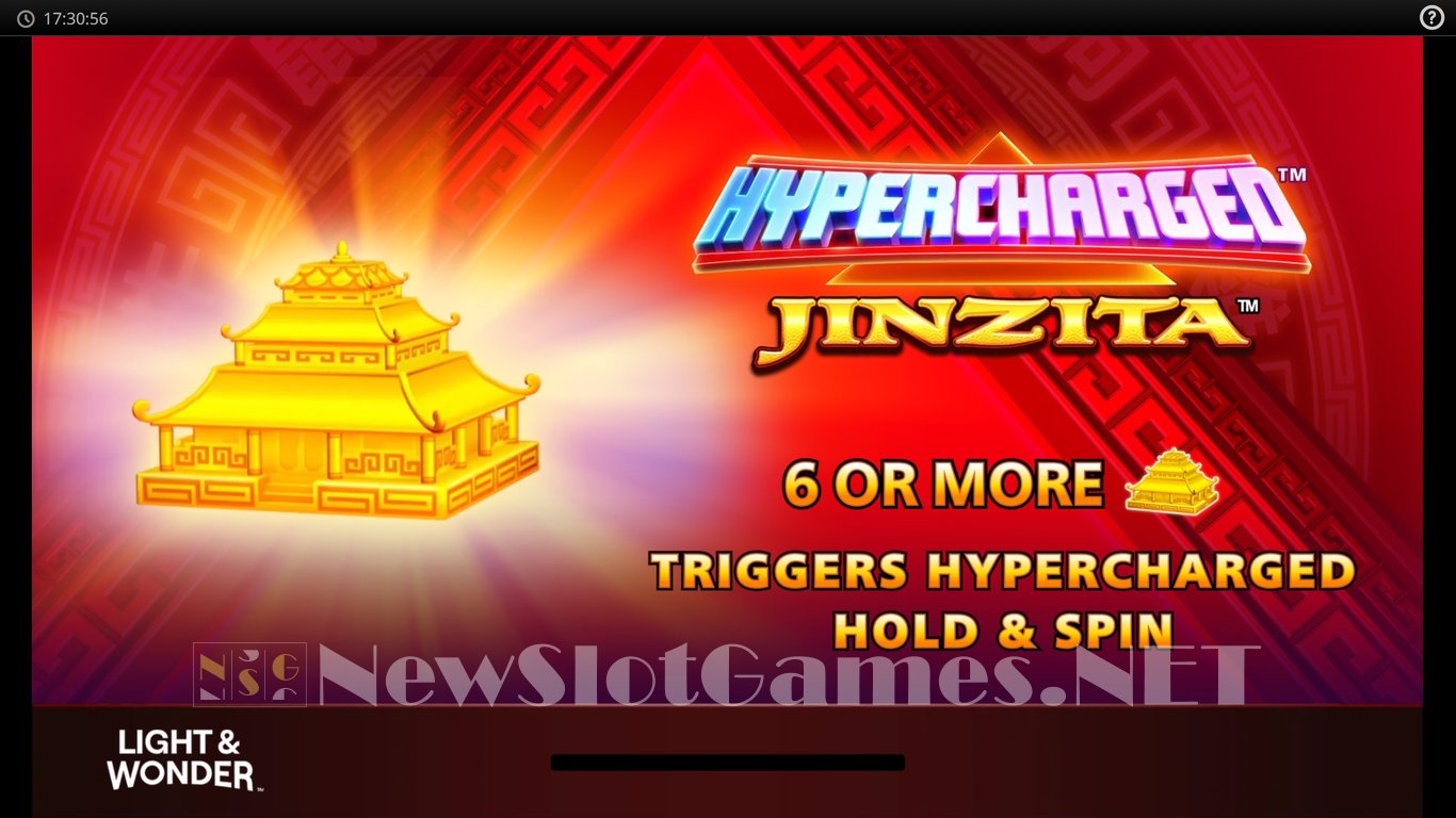 Hypercharged Jinzita Slot Demo Image