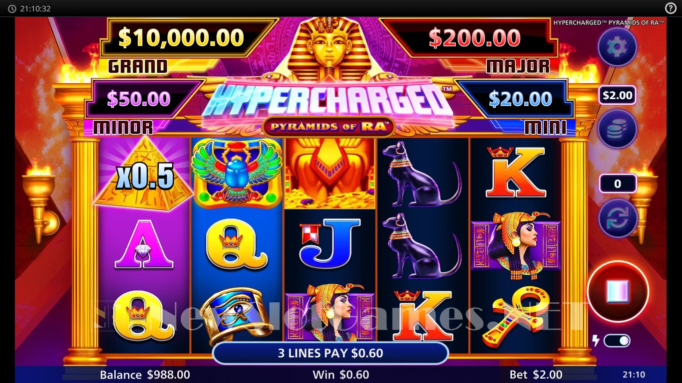 Hypercharged Pyramids of Ra Slot Slot Image in Demo - pic. 3