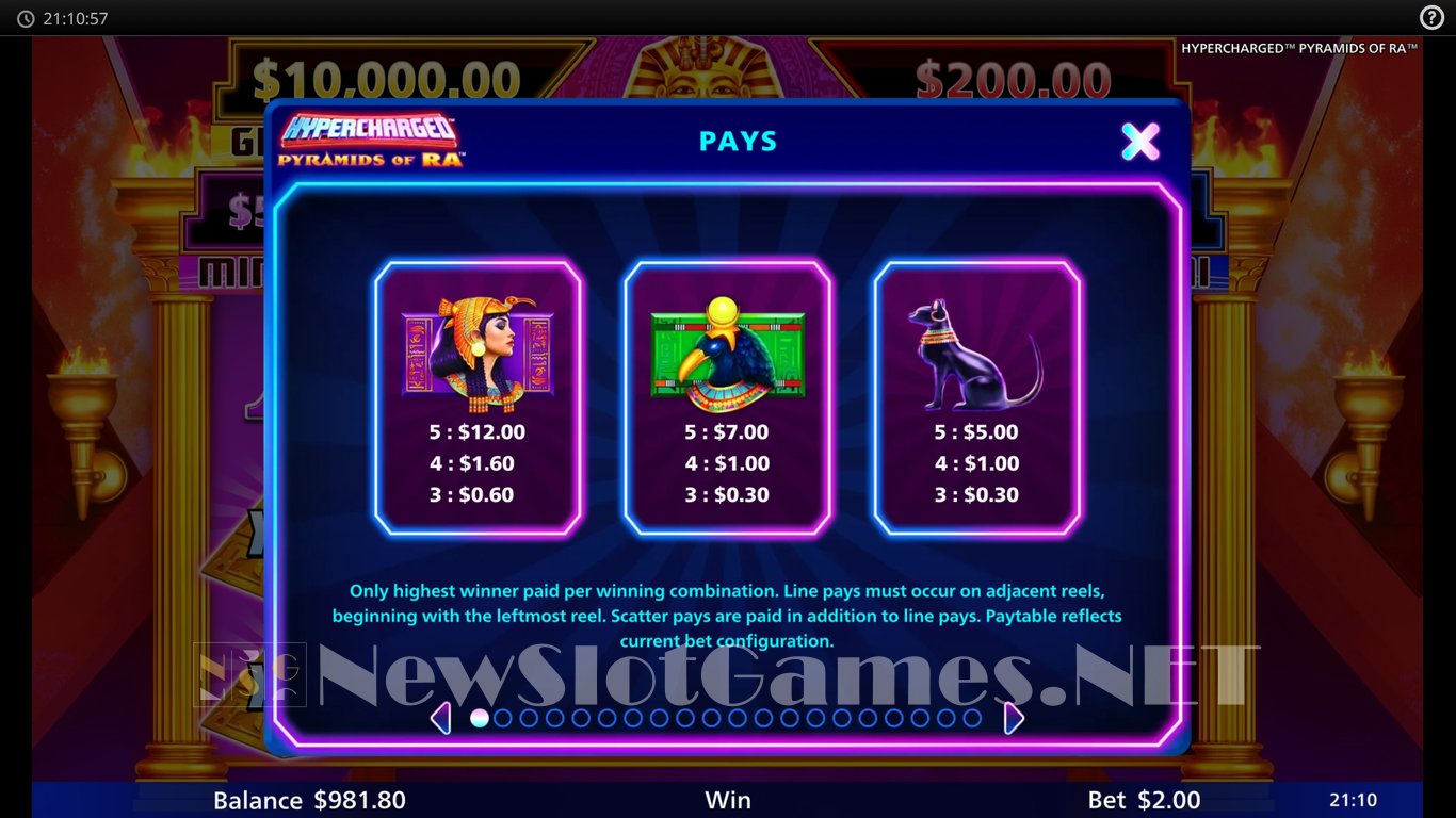 Hypercharged Pyramids of Ra Slot Slot Image in Demo - pic. 5