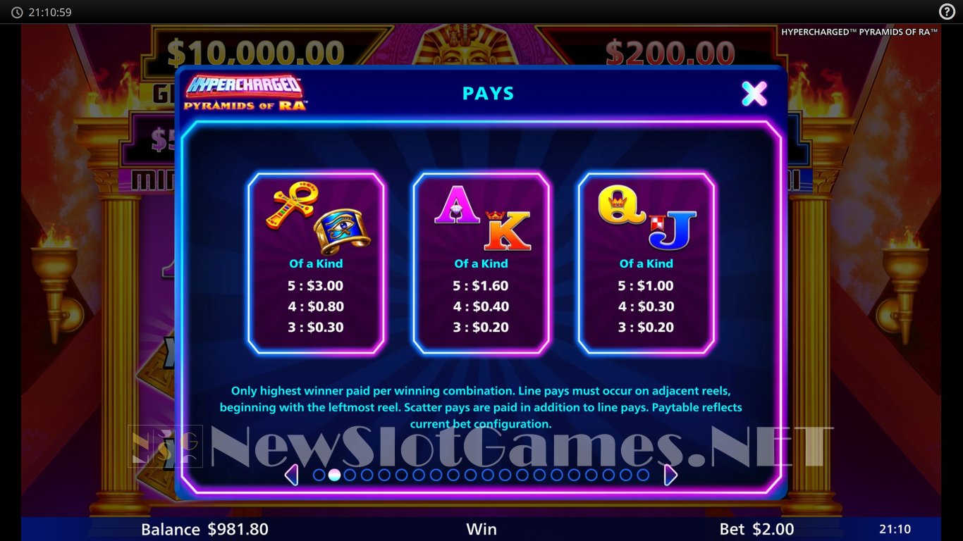 Hypercharged Pyramids of Ra Slot Slot Image in Demo - pic. 6