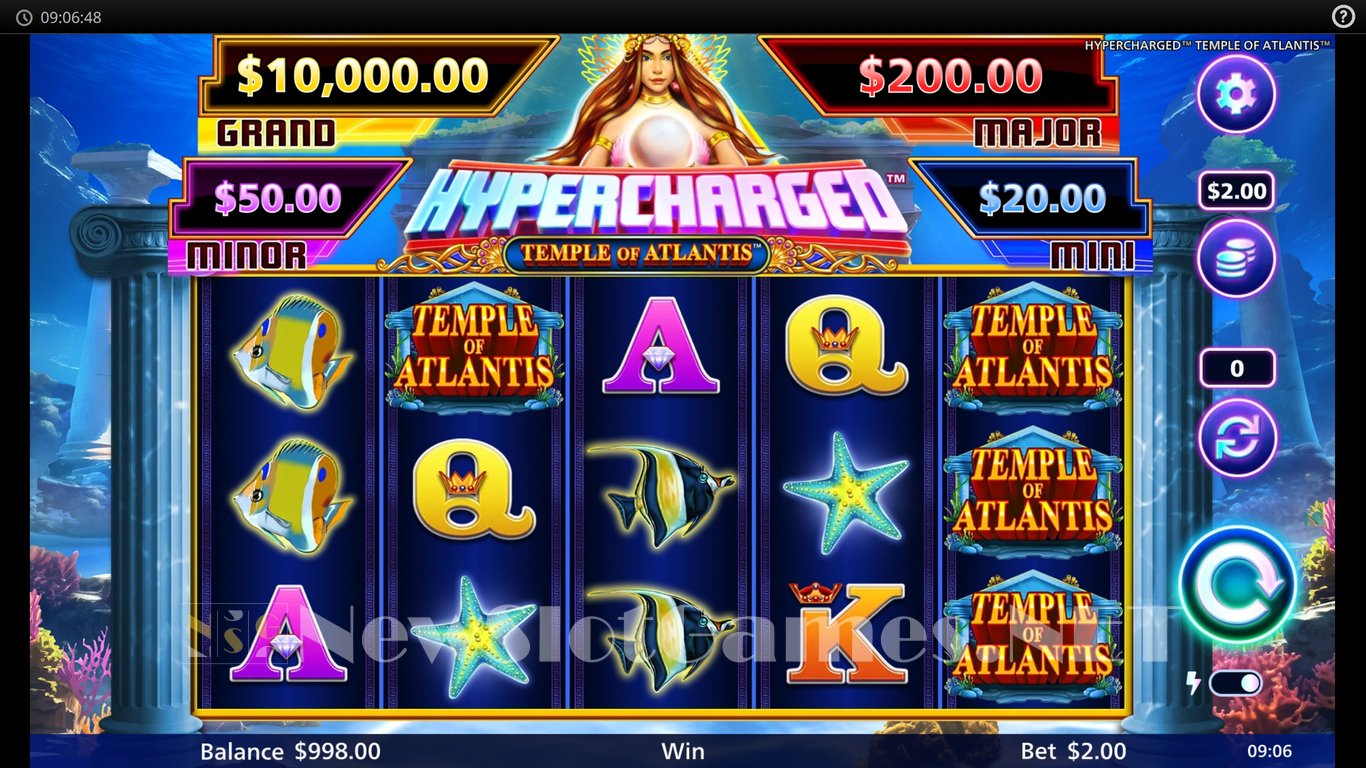 Hypercharged Temple of Atlantis Slot Slot Image in Demo - pic. 2