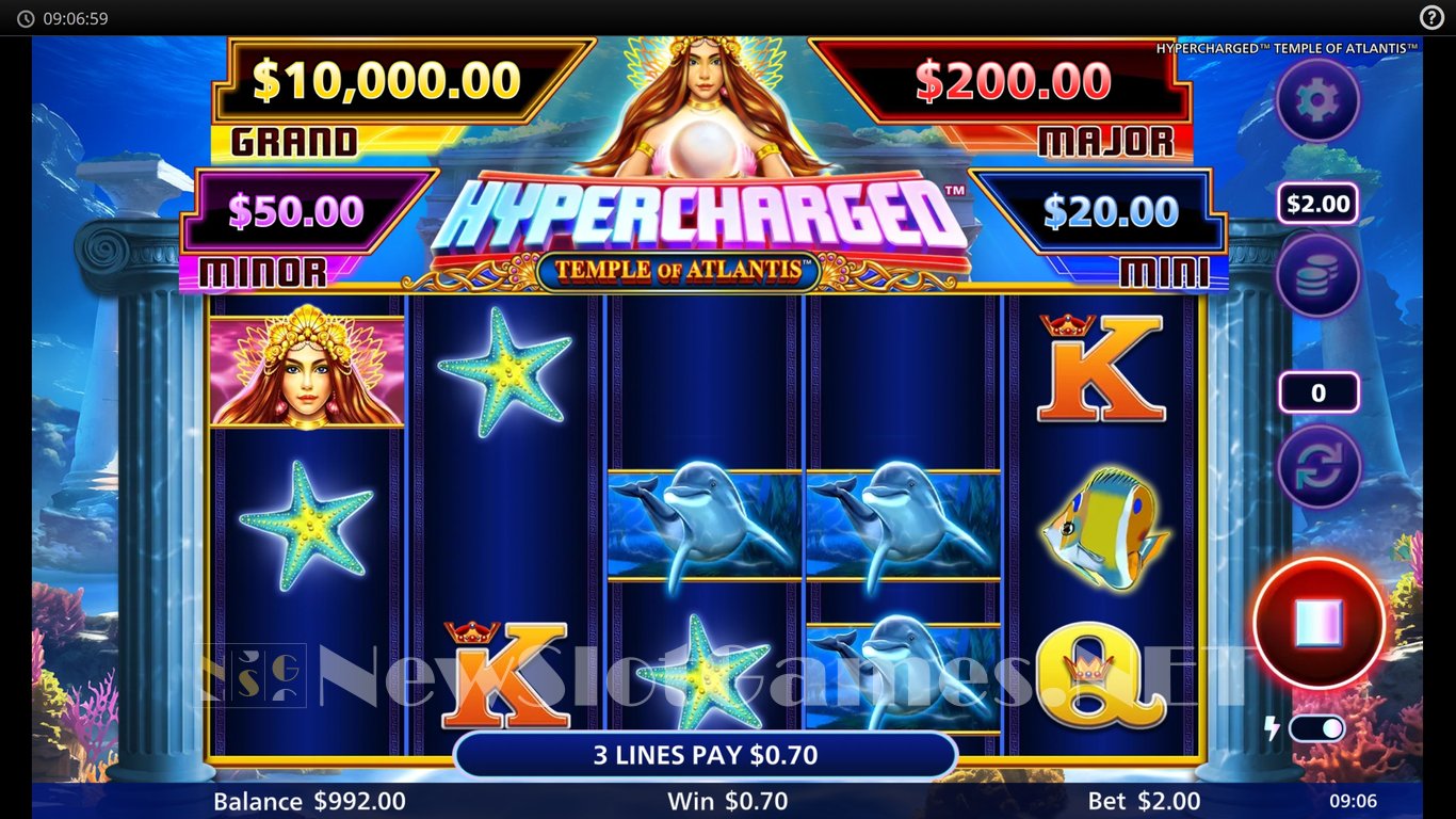 Hypercharged Temple of Atlantis Slot Slot Image in Demo - pic. 4
