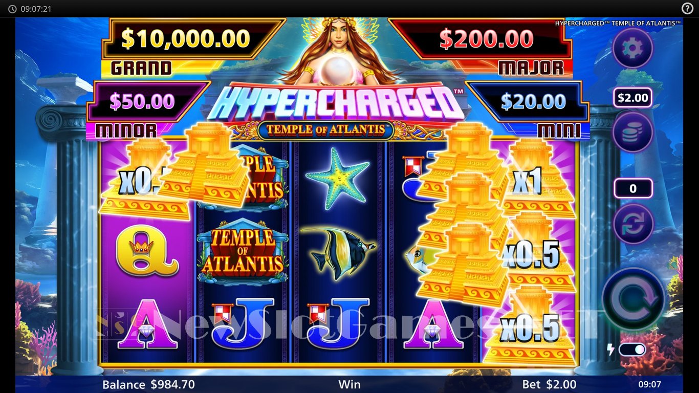 Hypercharged Temple of Atlantis Slot Slot Image in Demo - pic. 7