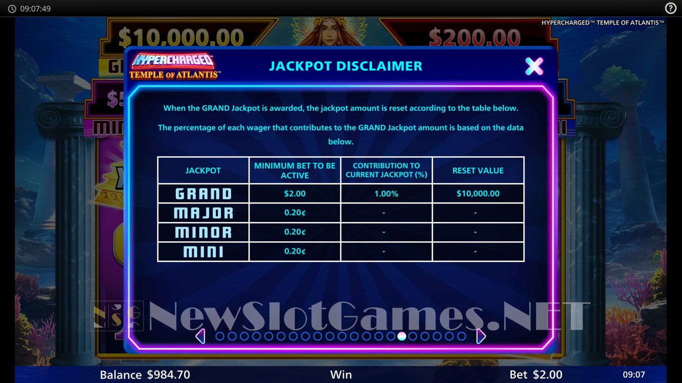 Hypercharged Temple of Atlantis Slot Slot Image in Demo - pic. 9