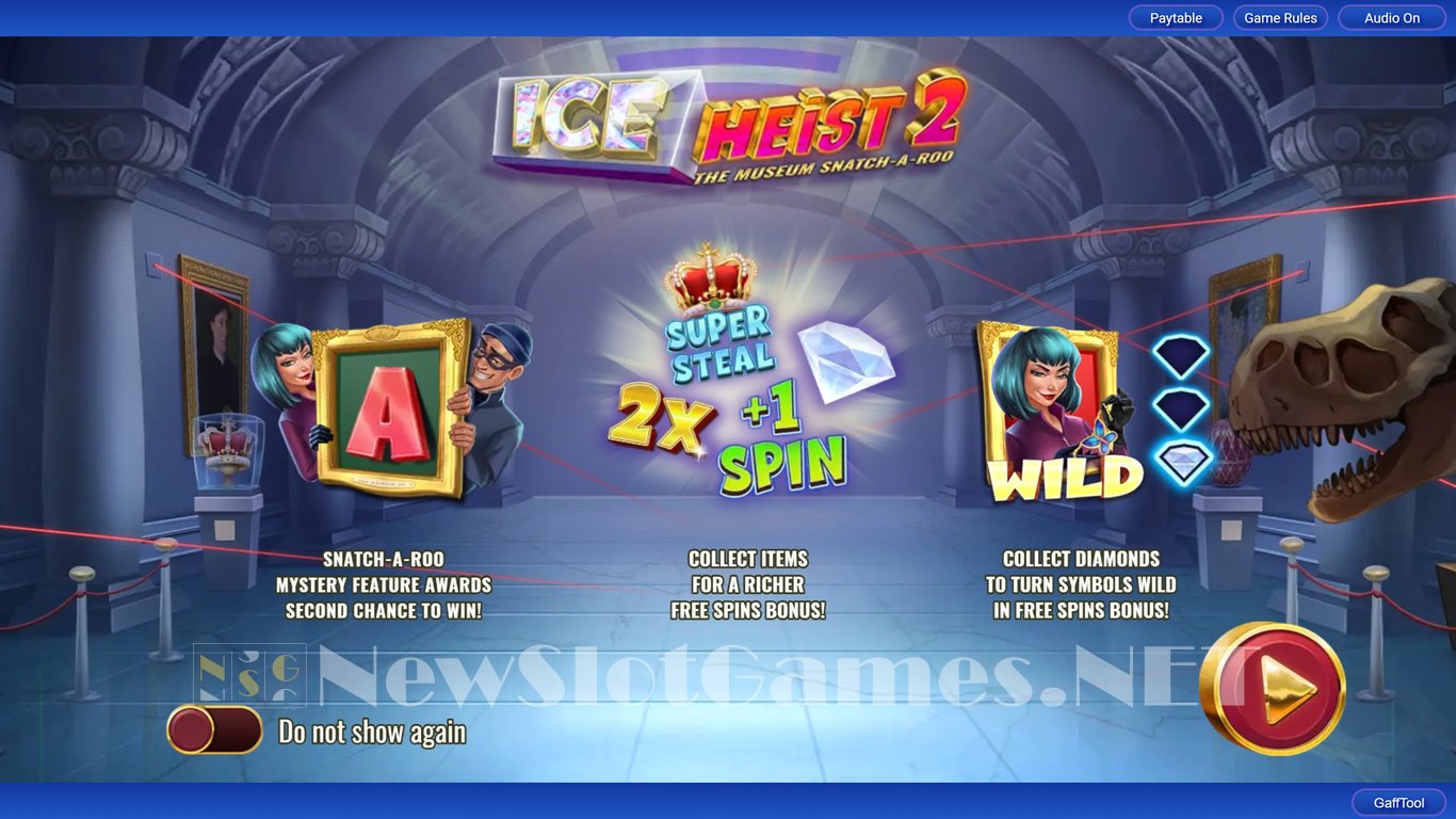 Ice Heist 2 The Museum Snatch-a-Roo Slot Demo Image
