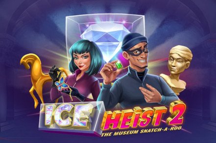 Ice Heist 2 The Museum Snatch-a-Roo Slot Logo