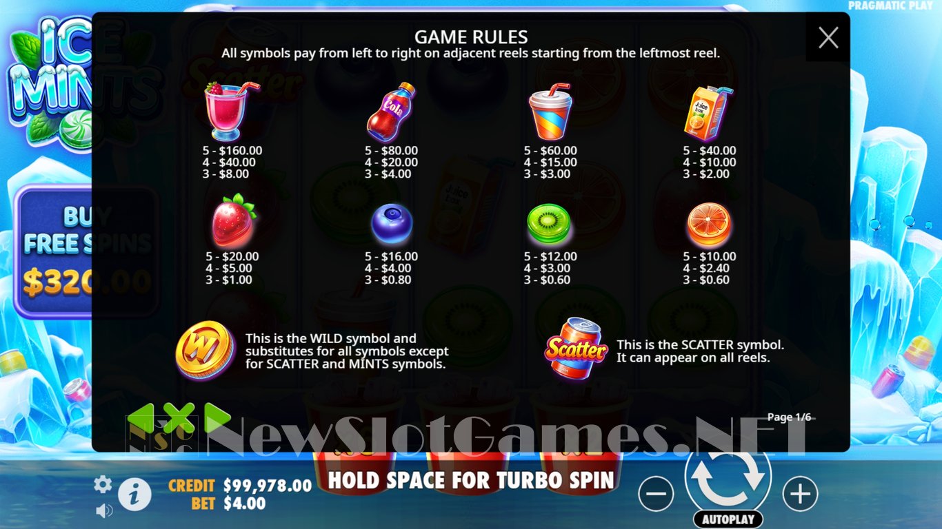 Ice Mints Slot Slot Image in Demo - pic. 5