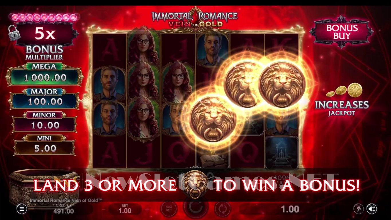 Immortal Romance Vein of Gold Slot Slot Image in Demo - pic. 11