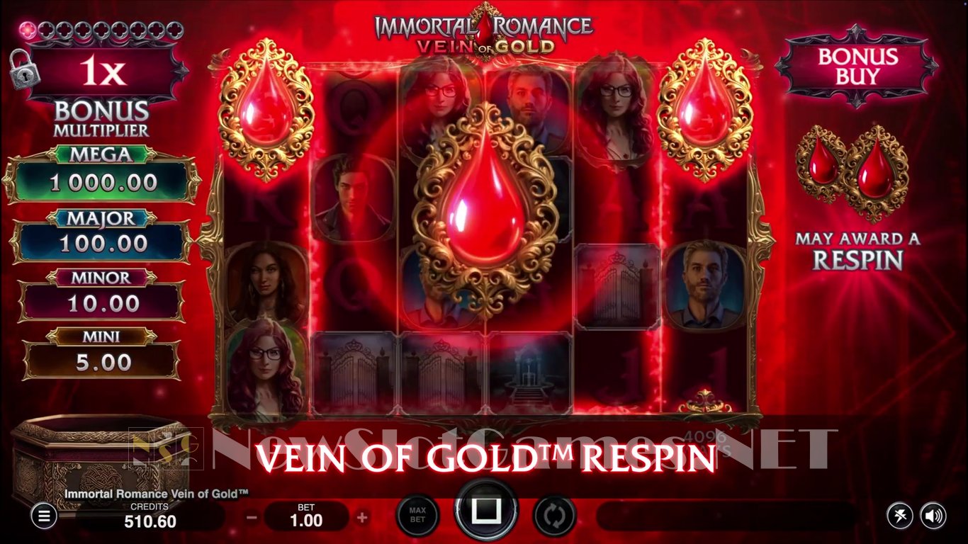 Immortal Romance Vein of Gold Slot Slot Image in Demo - pic. 3