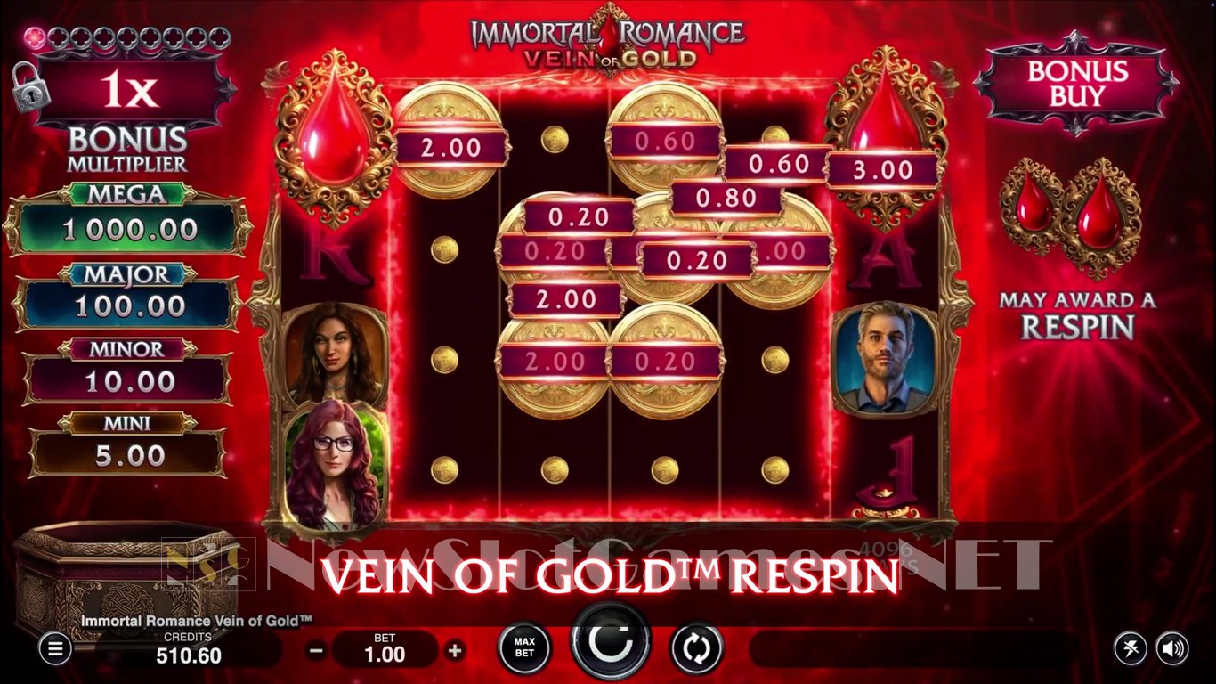 Immortal Romance Vein of Gold Slot Slot Image in Demo - pic. 4