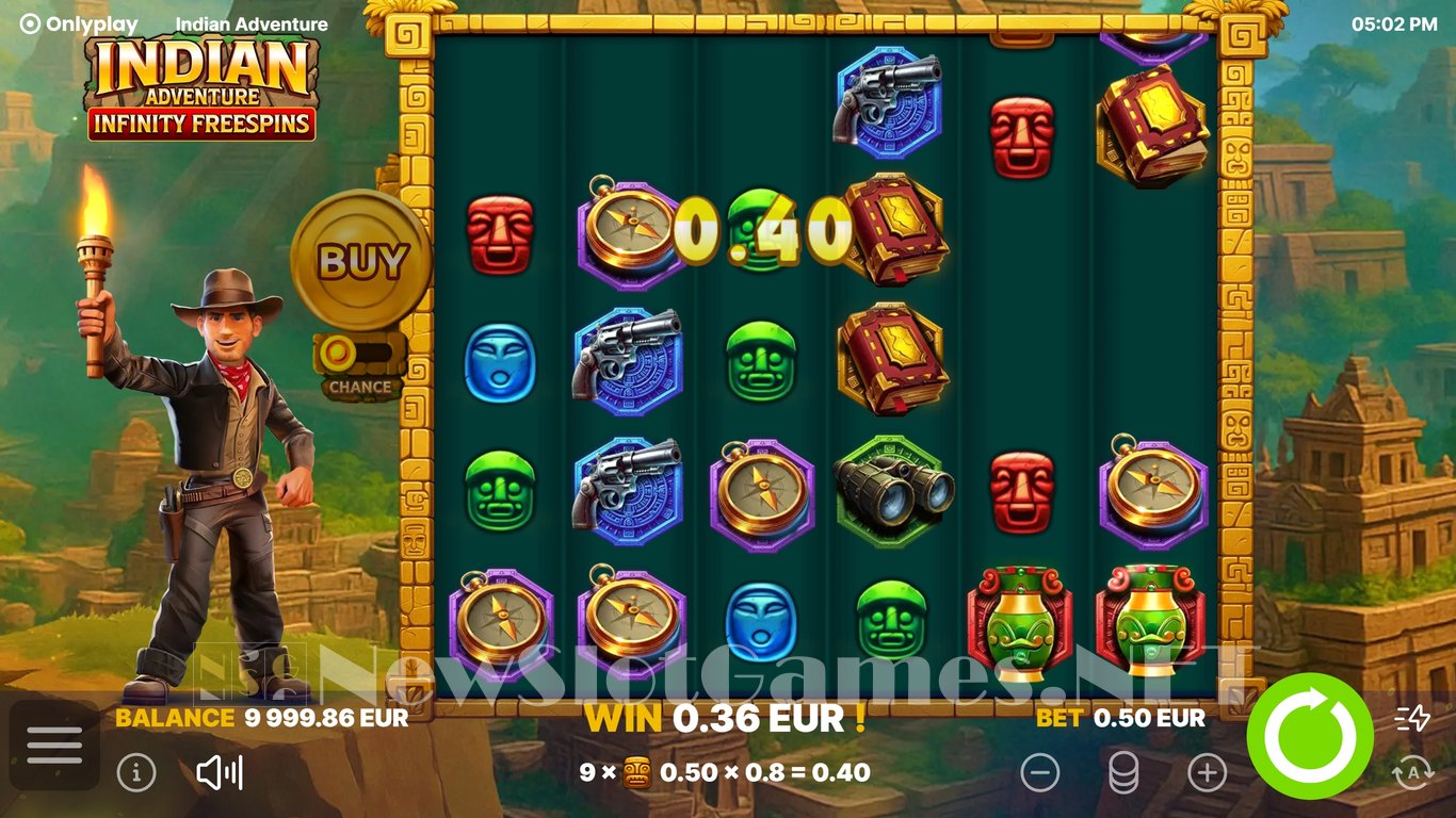 Indian Adventure Infinity Freespins Slot Slot Image in Demo - pic. 2