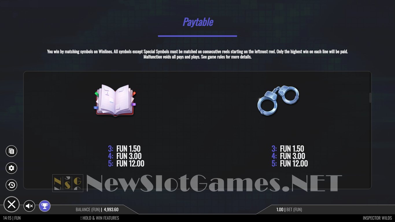 Inspector Wilds Slot Slot Image in Demo - pic. 8