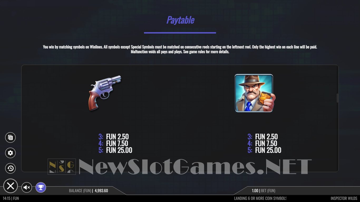 Inspector Wilds Slot Slot Image in Demo - pic. 9