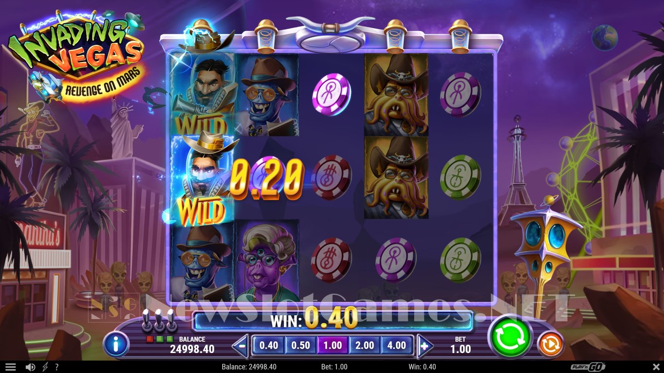 Invading Vegas Revenge on Mars Slot Slot Image in Demo - pic. 2