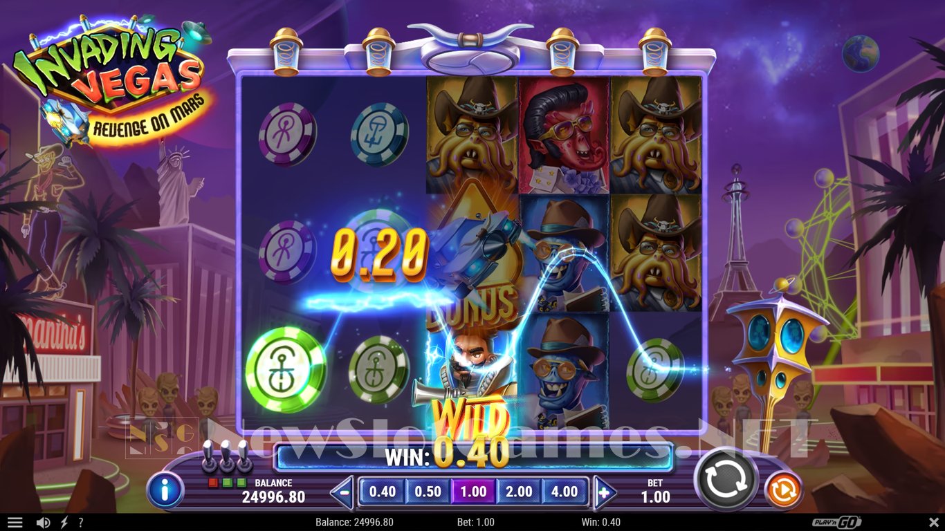 Invading Vegas Revenge on Mars Slot Slot Image in Demo - pic. 4