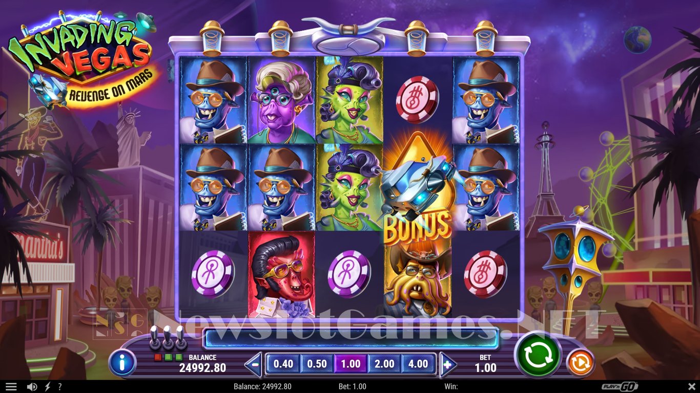 Invading Vegas Revenge on Mars Slot Slot Image in Demo - pic. 5