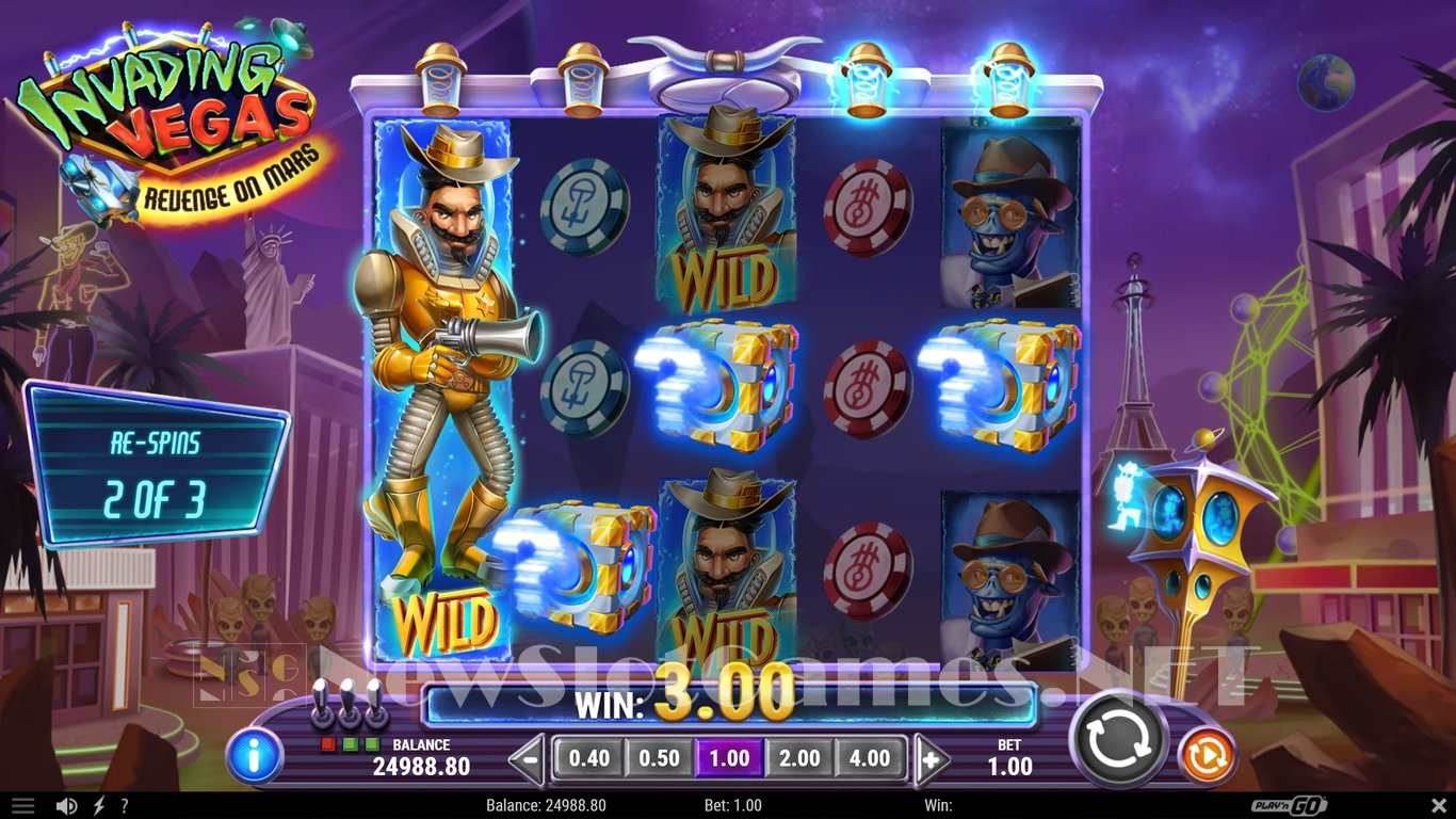 Invading Vegas Revenge on Mars Slot Slot Image in Demo - pic. 8