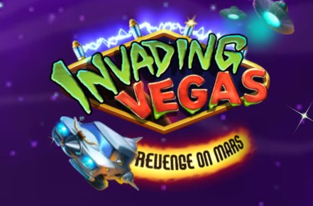 Invading Vegas Revenge on Mars Slot Logo
