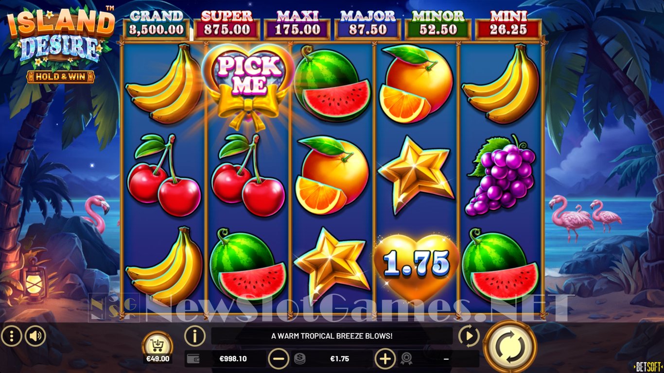 Island Desire Hold & Win Slot Demo Image