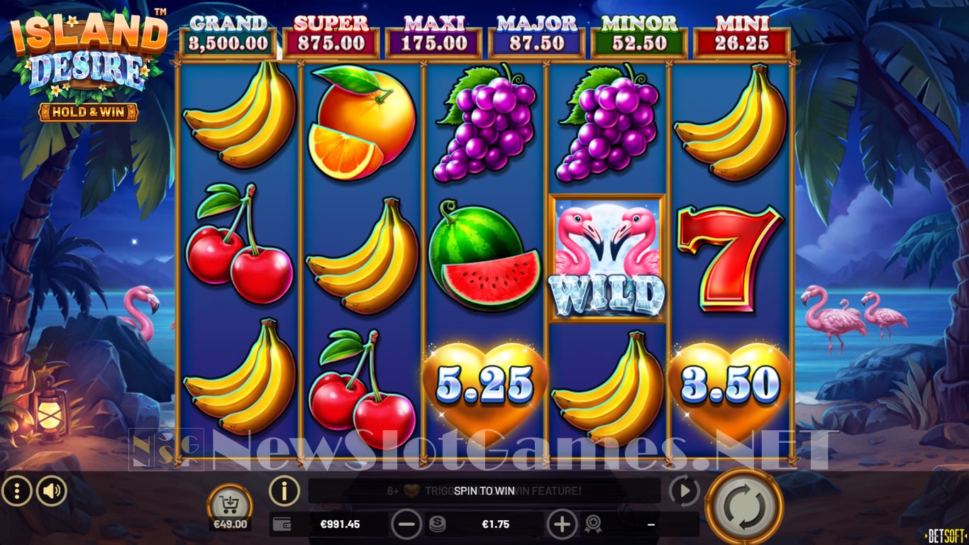 Island Desire Hold & Win Slot Slot Image in Demo - pic. 2