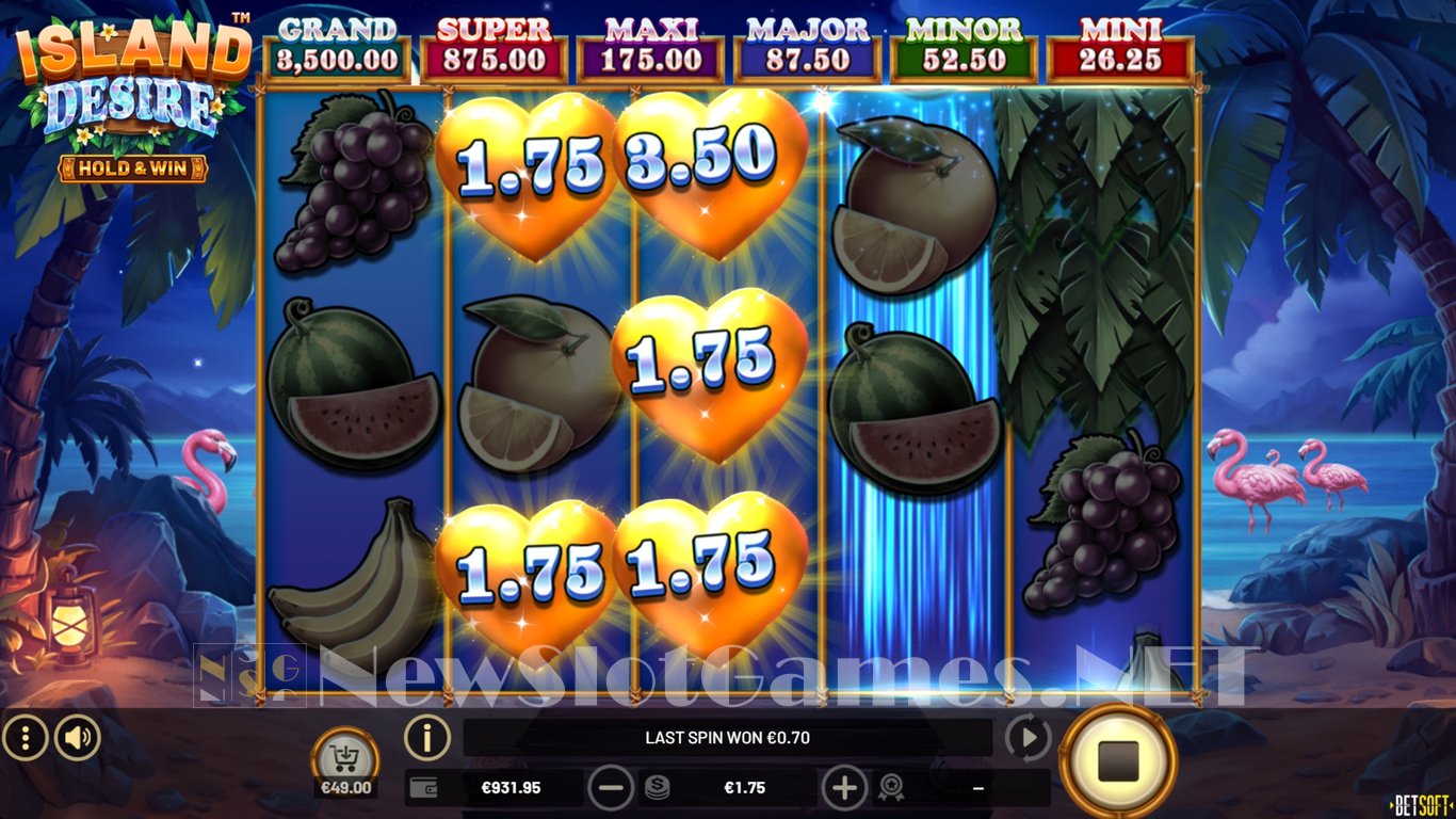 Island Desire Hold & Win Slot Slot Image in Demo - pic. 7