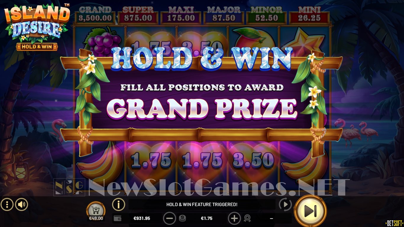 Island Desire Hold & Win Slot Slot Image in Demo - pic. 8