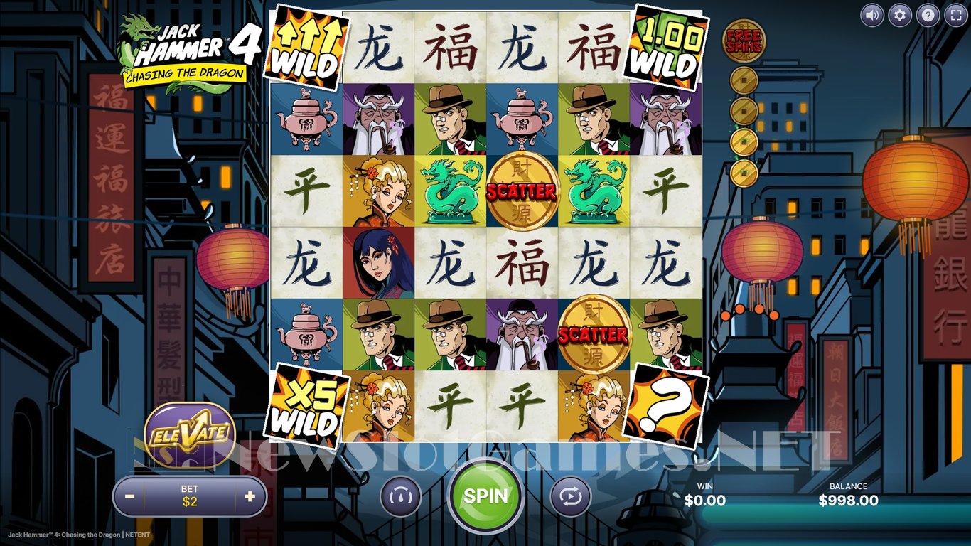 Jack Hammer 4 Chasing The Dragon Slot Demo Image