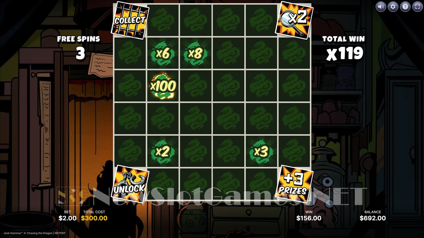 Jack Hammer 4 Chasing The Dragon Slot Slot Image in Demo - pic. 8