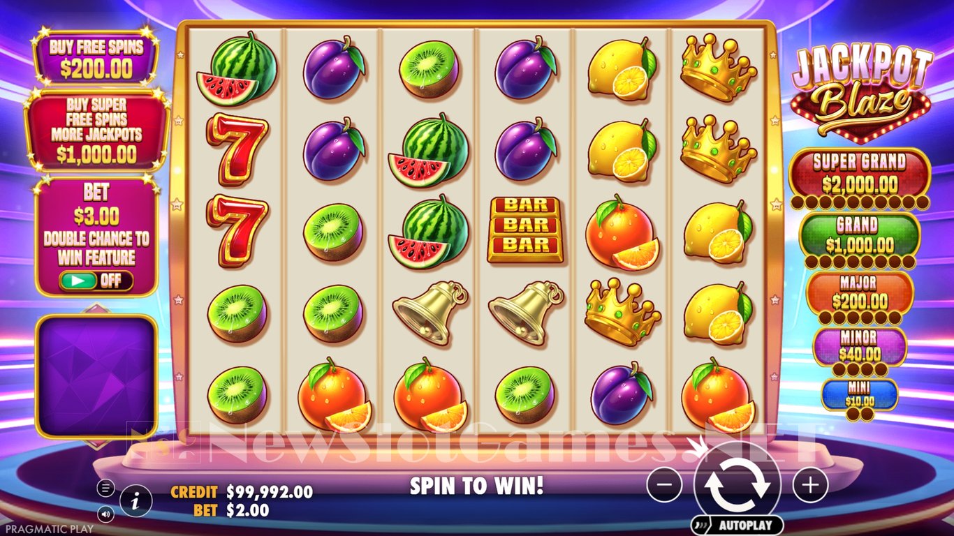 Jackpot Blaze Slot Slot Image in Demo - pic. 2